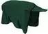 vidaXL Pferdedecke Full, dunkelgrün, 95cm, Polyester