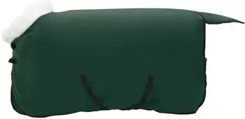 vidaXL Pferdedecke Full, Polar-Fleece, dunkelgrün, 95cm