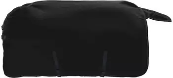 vidaXL Pferdedecke dunkelgrün und schwarz 165cm Polyester