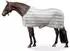 Equinate Guardian Fliegendecke mit Kreuzbegurtung und Widerristpolster, silbergrau, 135cm