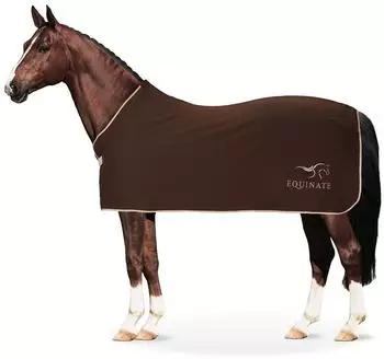 Equinate Orlando Abschwitzdecke Fleece braun 135cm
