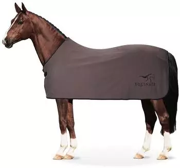 Equinate Orlando Abschwitzdecke Fleece dunkelgrau 165cm