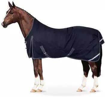 Equinate Oakland Regendecke mit Fleeceinnenfutter, wasserdicht, navy, 155cm