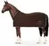 Equinate Orlando Abschwitzdecke Fleece mit Widerristpolster 145cm braun