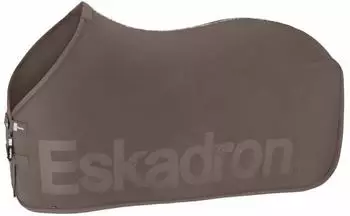 Eskadron Abschwitzdecke FLEECE STAMP graubraun - L