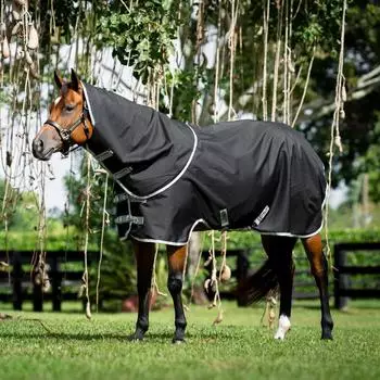 Horseware Outdoordecke AMIGO Ripstop 900D Quarter Plus Turnout Horse Plus 0g black/silver 135 cm