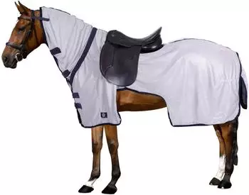 Imperial Riding IRHRoyce Fliegen-Ausreitdecke silbergrau