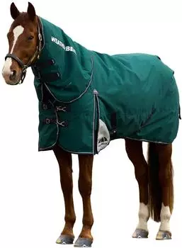 WeatherBeeta Comfitec Plus Dynamic Turnout Detach-A-Neck 360g, forest green/navy, 145cm (1029001015)