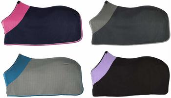 Pfiff Fleecedecke grau/schwarz (100983)