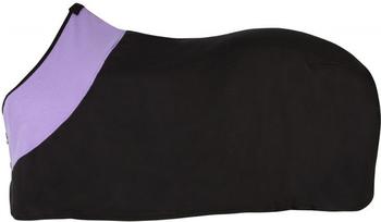 Pfiff Fleecedecke schwarz-lila (100983)