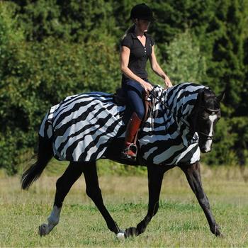 Bucas Ausreitdecke Riding Zebra 145 cm
