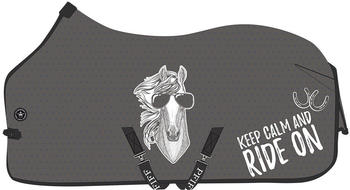 Pfiff Fliegendecke Keep Calm, grey, Gr.: 105cm