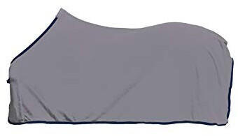 HKM Abschwitzdecke Alaska 155cm hellgrau dunkelblau