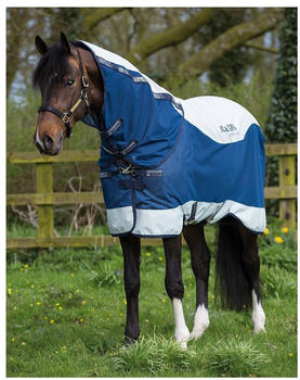 Horseware Rambo Summer Series Turnout 145cm navy grey