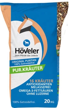 Höveler Pur.Kräuter getreidefrei melassefrei 20kg Sack