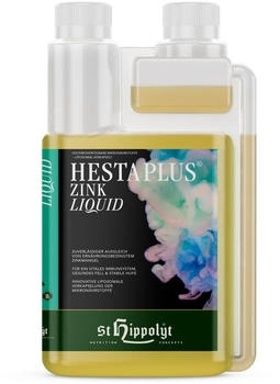 St. Hippolyt Zink Liquid 1 l bei Zinkmangel für Pferdebesitzer, die sich um die Gesundheit ihrer Pferde kümmern