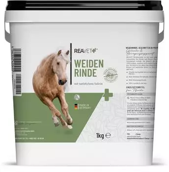 REAVET Weidenrinde geschnitten für Pferde 1kg für Gelenke & Bewegungsapparat