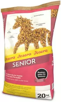 Josera Senior (1 x 20 kg) PFERD SENIOR Premium für ältere Pferde leicht verdaulich & gut zu kauen ideal zum Auffüttern mit Vital-Komplex 1er Pack