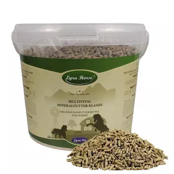 Lyra Pet 3,8 kg Lyra Horse Multivital Mineralfutter Klassik im Eimer