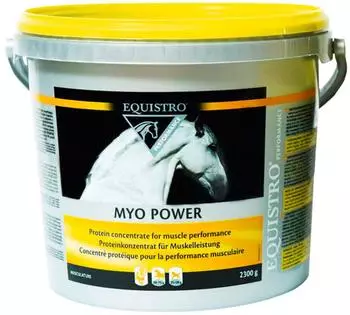 Equistro Myo Power Ergänzungsfuttermittel für Pferde Aminosäurekonzentrat zur Unterstützung des Muskelaufbaus kann Ausdauer und Kondition begünstigen 2,3kg