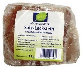 NATURE'S BEST Salz-Leckstein 1 kg