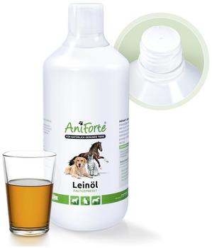 AniForte Aniforte Leinöl 1 Liter- Naturprodukt für Hunde, Katzen & Pferde