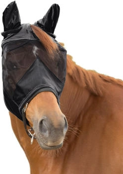 Waldhausen Fliegenmaske Premium 3 in 1, schwarz, WB