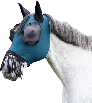 Busse Fliegenmaske Twin Fit Flexi FR, WB, Teal