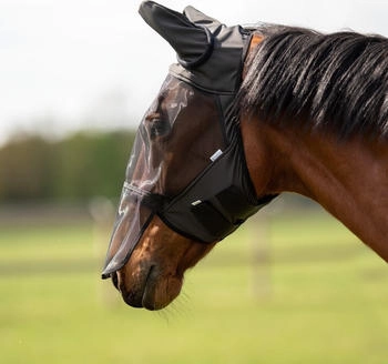 Busse Fliegenmaske FLY GUARD II PLUS schwarz P