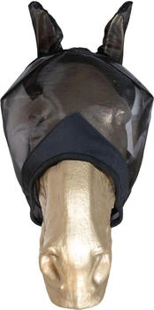 Kentucky Horsewear Fliegenmaske - Klassisch mit Ohren - Schwarz - Fliegenmaske Cob