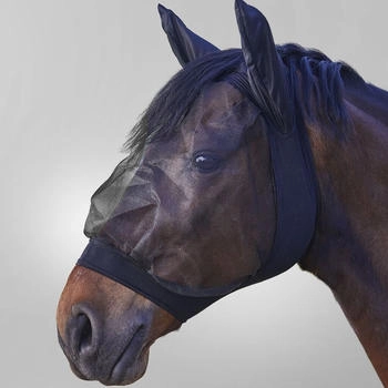 Waldhausen Fliegenmaske Skinny, schwarz, Shetty