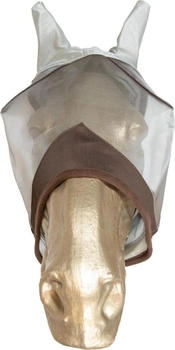 Kentucky Horsewear Fliegenmaske - Klassisch mit Ohren - Silber - Fliegenmaske für Pony