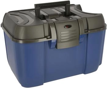 Kerbl Jumbo Putzbox blau/schwarz mit herausnehmbarem Einsatz (3220553)