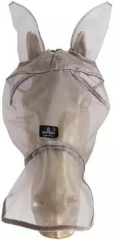 Kentucky Horsewear Classic Fliegenmaske mit Ohren und Nase beige (42644-32-F)