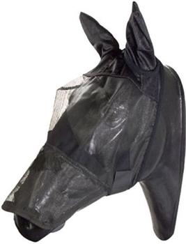 Pfiff Gesichtsmaske Reiten schwarz Pony