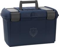 PFIFF 101562-223-1 Putzkiste Putzbox f&uuml;r Pferde stabil klein, M, blau-grau