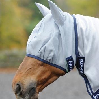 Bucas Buzz Off Fliegenmaske Fly blau XS