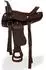 vidaXL Westernsattel-Set mit Halfter & Brustblatt, Echtleder, braun, 12