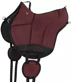 Equinate Reitpad Toledo Mikrofaser weinrot