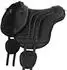 Equinate Stella Reitpad Pony, verziertes Kunstleder, schwarz