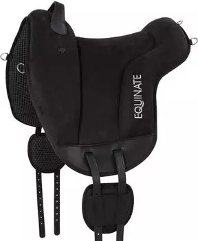 Equinate Hamilton Reitpad synthetisches Wildleder, schwarz (Hamilton)