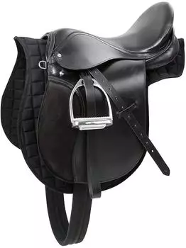 Kerbl Sattel Set schwarz Vielseitigkeit (32197)