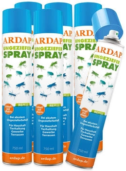 ARDAP Ungezieferspray 6x750ml