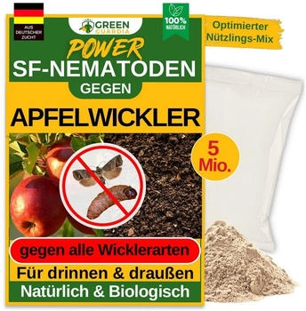 Green Guardia Power SF-Nematoden gegen Apfelwickler 5 Mio für 10m²