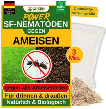 Green Guardia Super SF-Nematoden gegen Ameisen 3 Mio. für 6 m²