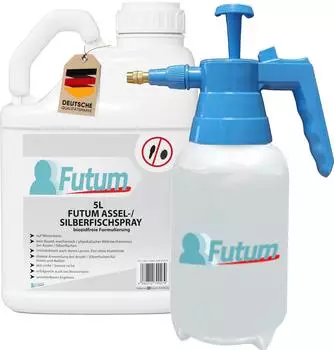 Futum BS 5L Silberfisch- / Asselspray + 2L Sprüher