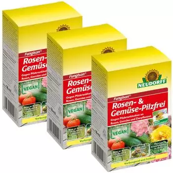 Neudorff Fungisan Rosen- und Gem&uuml;se-Pilzfrei 3 x 16 ml
