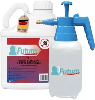 Futum 5L Schaben- / Kakerlakenspray + 2L Spr&uuml;her 5 l Spray (F110680-06)