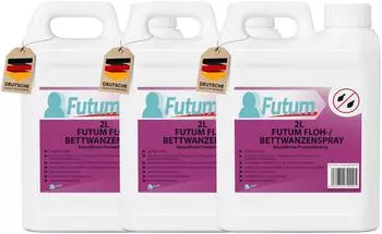 Futum 3x2L Bettwanzen- / Flohspray 6 l Spray (F100440-06)