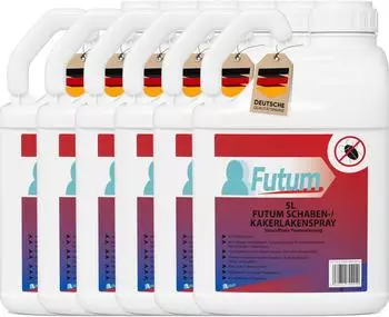 Futum 6x5L Schaben- / Kakerlakenspray 30 l Spray (F111300-06)